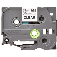 Brother TZE141 18MM BLACK ON CLEAR